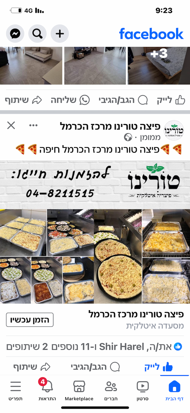 פיצה טורינו-סניף חיפה image