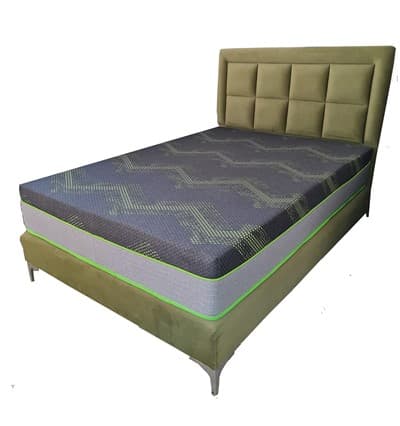 מיטה זוגית דגם טופז ירוק