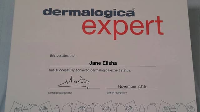 Certified Dermalogica expert