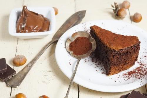 עוגת שוקולד נוטלה טעימה ללא גלוטן