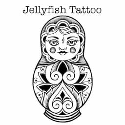 גליפיש טאטו - jellyfish tattoo